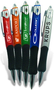 Pens: Rubber Gripper Pens